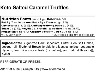 Salted Caramel Truffles (6 /order)