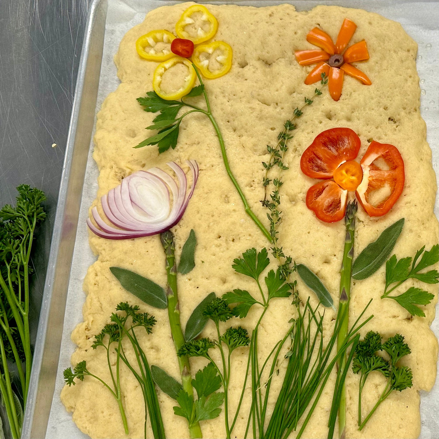Keto Focaccia Art (CUSTOM)