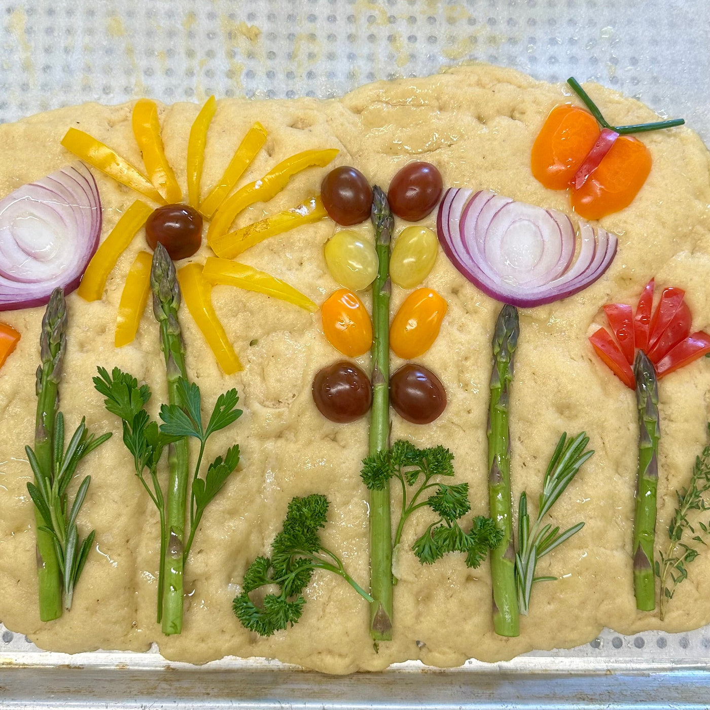 Keto Focaccia Art (CUSTOM)