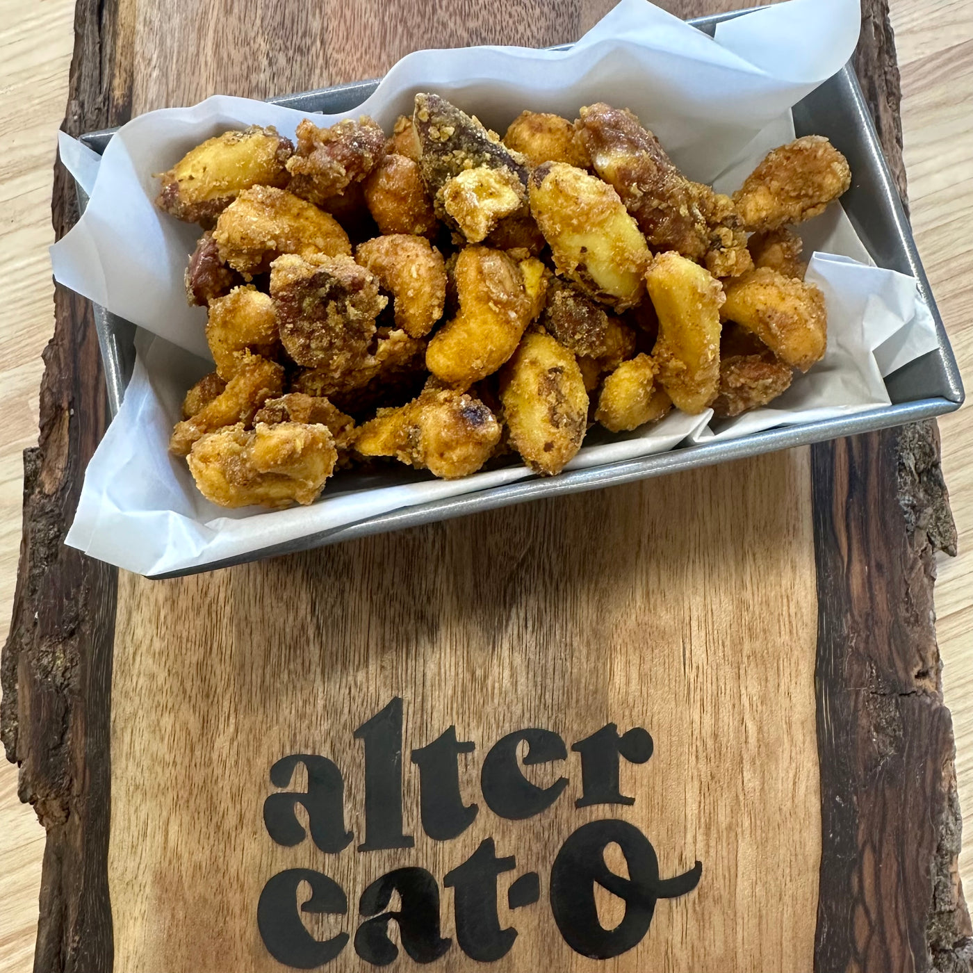 Coconut Curry Candied Nuts (~180g bag)