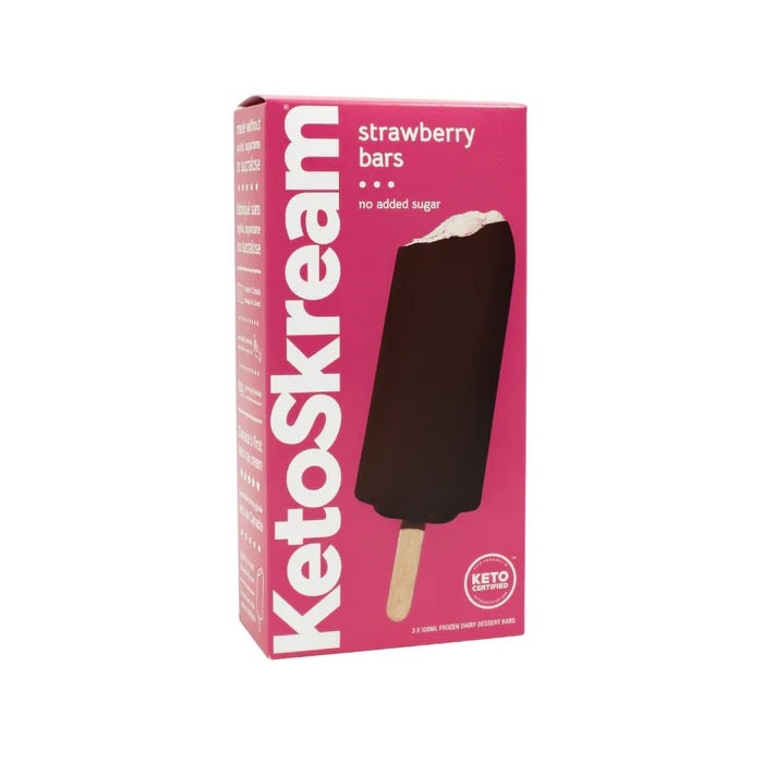 Strawberry Ice Cream Bars (3 bars/pkg)