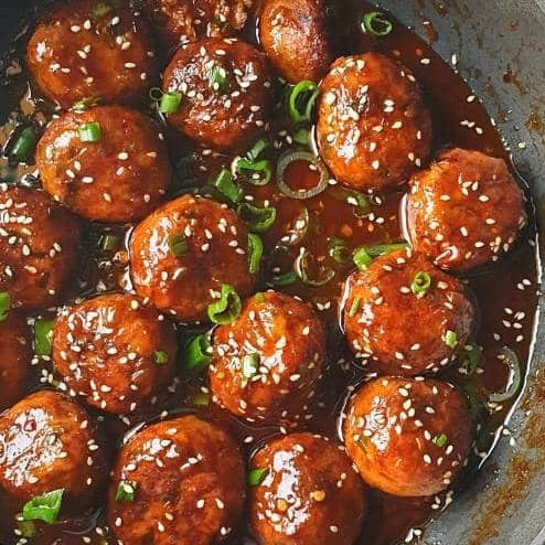 TV Dinner (General Tso's Chicken Meatballs w/Chop Suey & Broccoli)