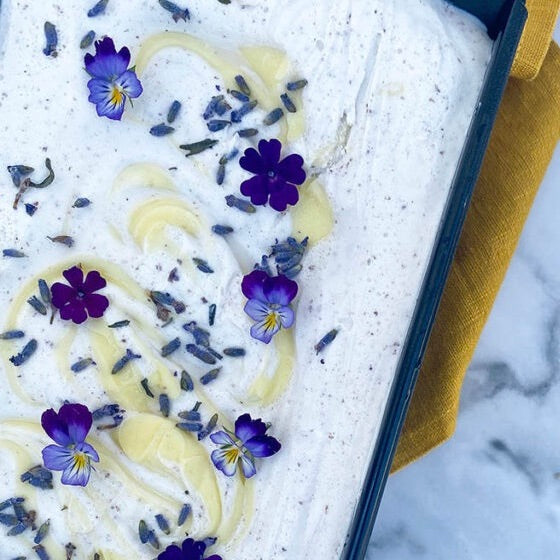 Ice Cream - Lemon Lavender Swirl