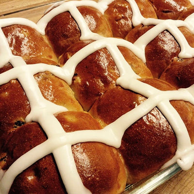 Hot Cross Buns (4/order)