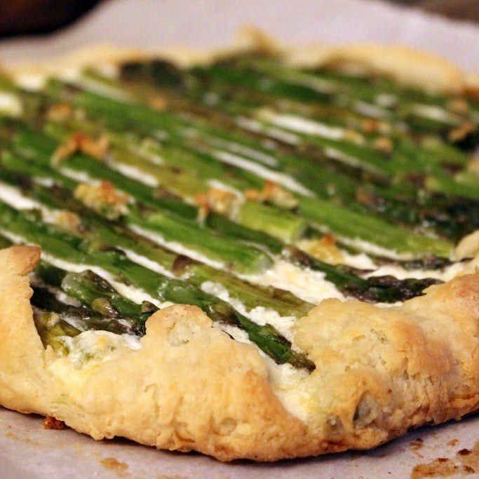 Asparagus Goat Cheese Galette (1/order)