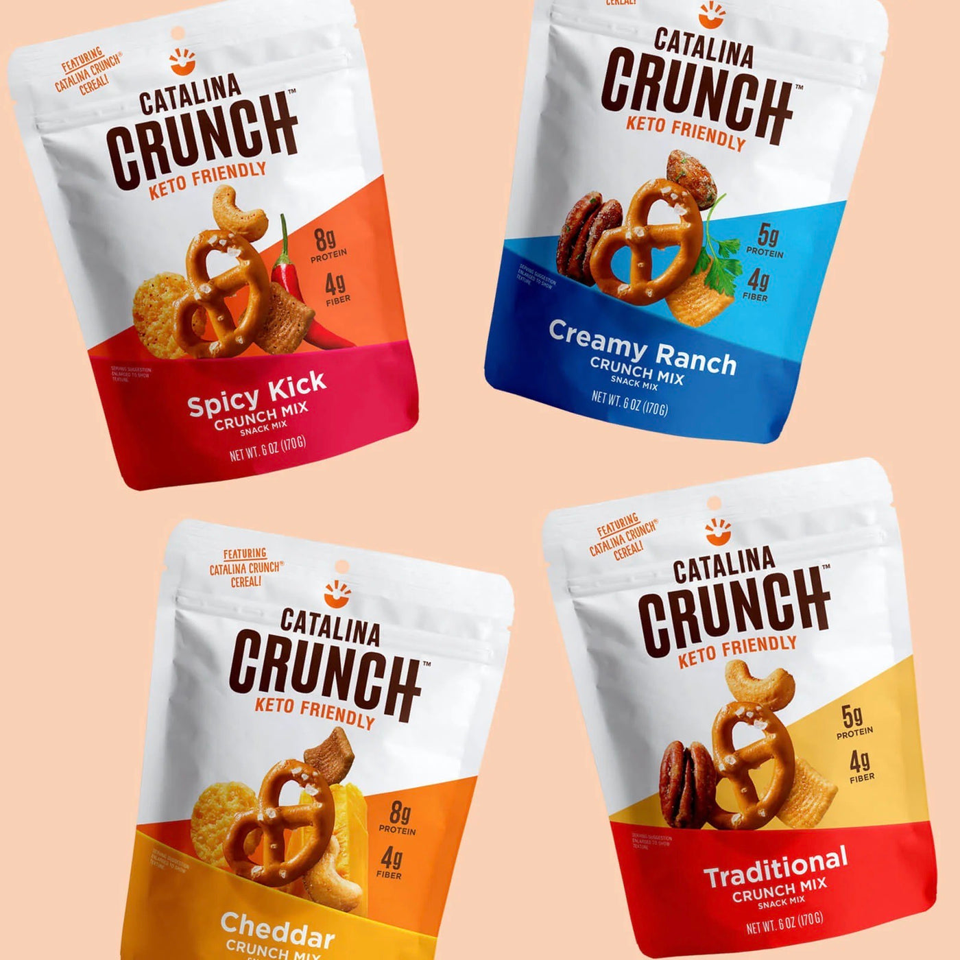 Keto Crunch Snack Mix (many flavours)